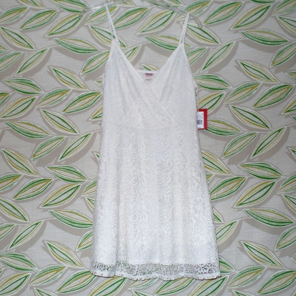Mossimo Supply Co. Dresses & Skirts - 2/$15 White lacey dress, Mossimo Size S New!